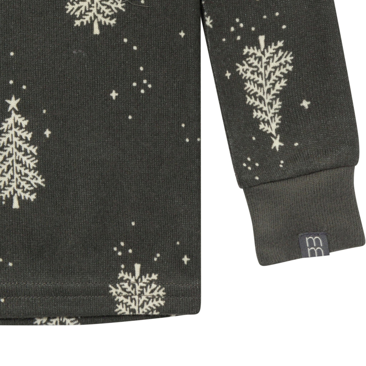 2-Piece Baby Neutral Green Christmas Tree Snug Fitting Footless Pajama Set Sleepwear Gerber® 