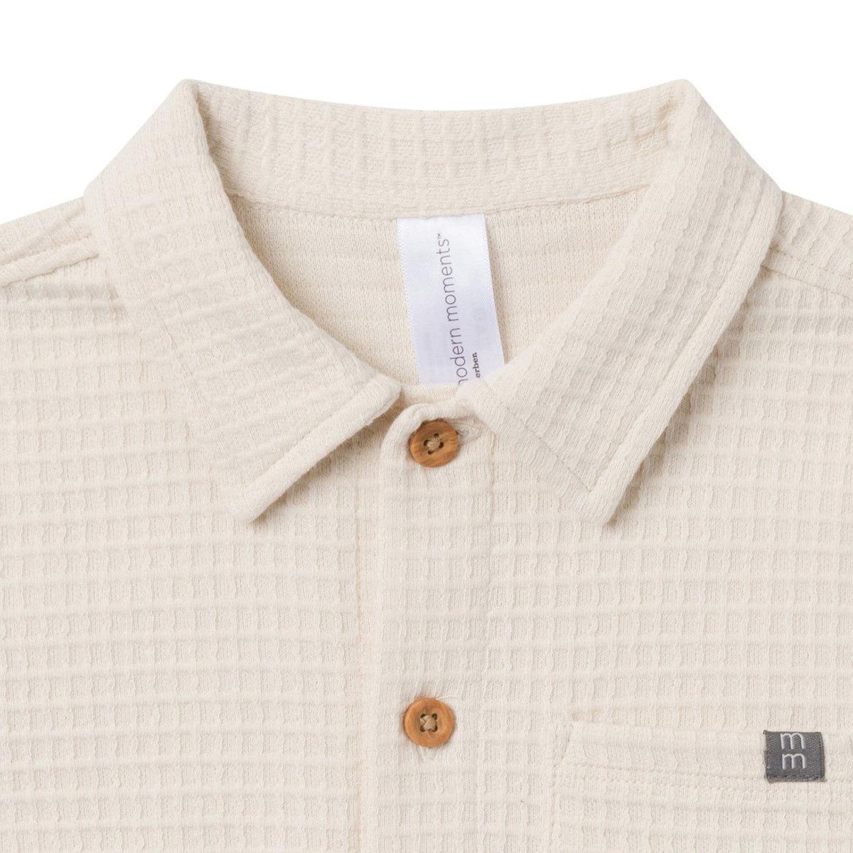 2-Piece Infant & Toddler Boys Beige Resort Shirt and Shorts Set outfits Modern Moments™ by Gerber® 