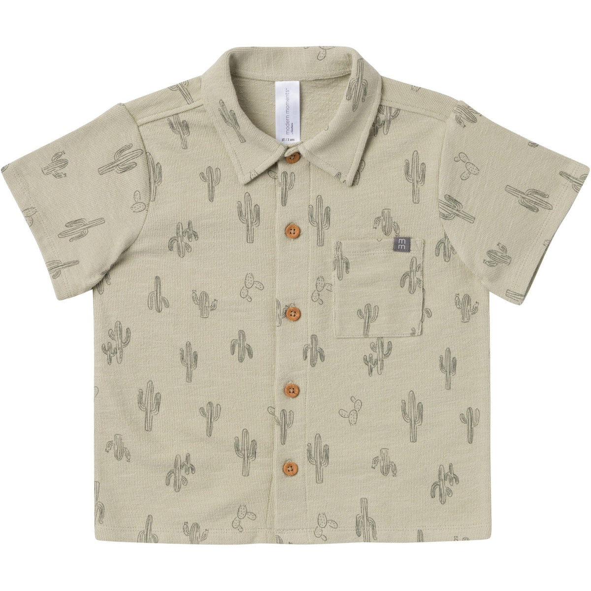 2-Piece Infant & Toddler Boys Green Resort Shirt and Shorts Set outfits Modern Moments™ by Gerber® 