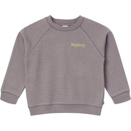 2-Piece Infant & Toddler Boys Grey Long Sleeve Top and Shorts Set