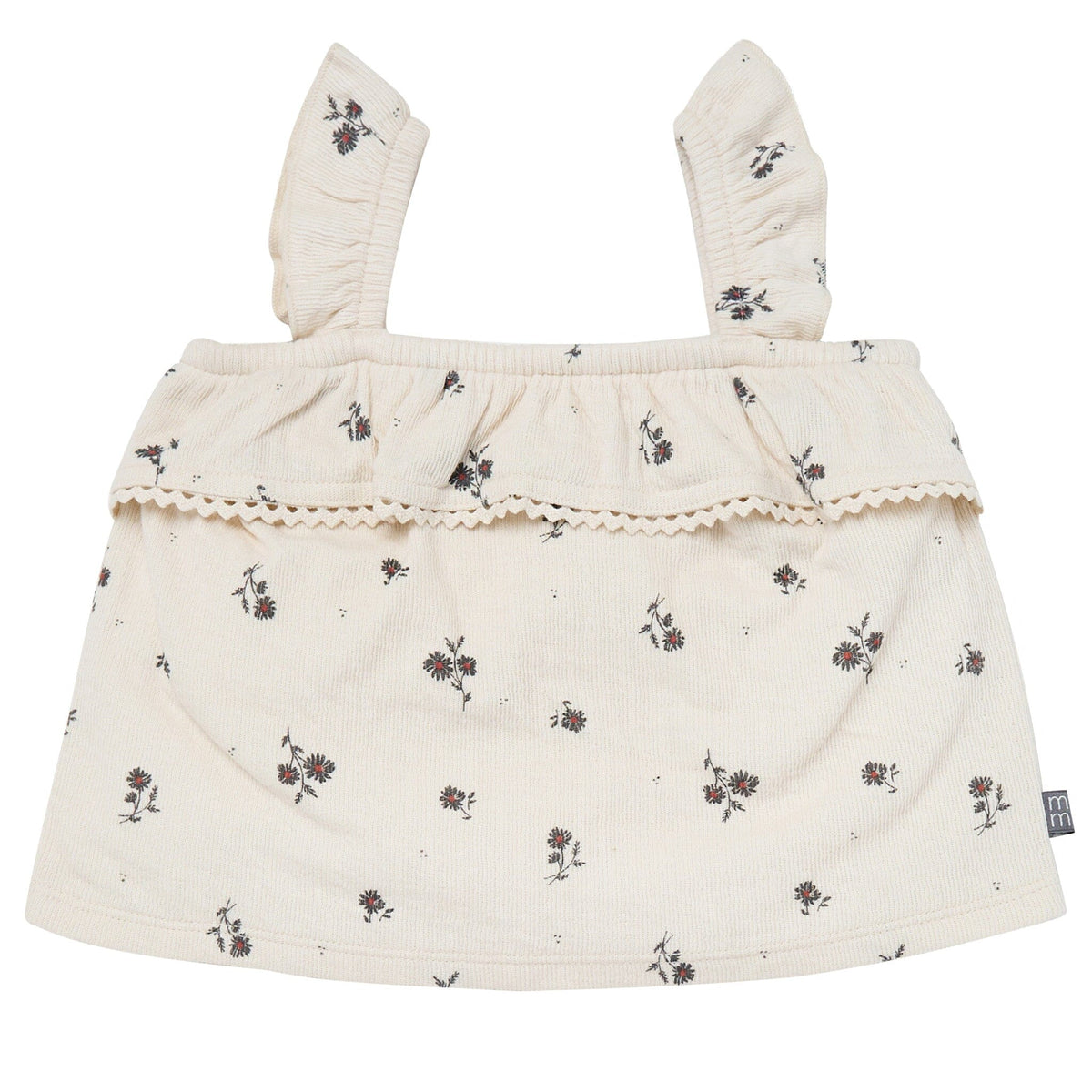 2-Piece Infant & Toddler Girls Beige Floral Top and Shorts Set outfits Modern Moments™ by Gerber® 