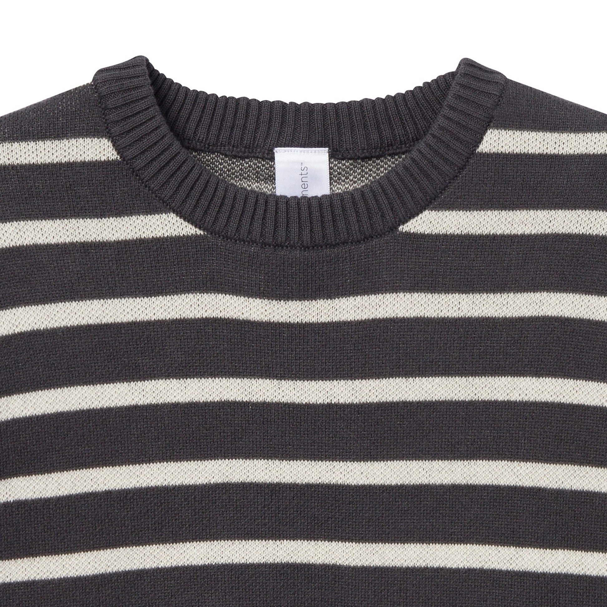 2-Piece Infant & Toddler Girls Ivory Stripe Jacquard Sweater Set