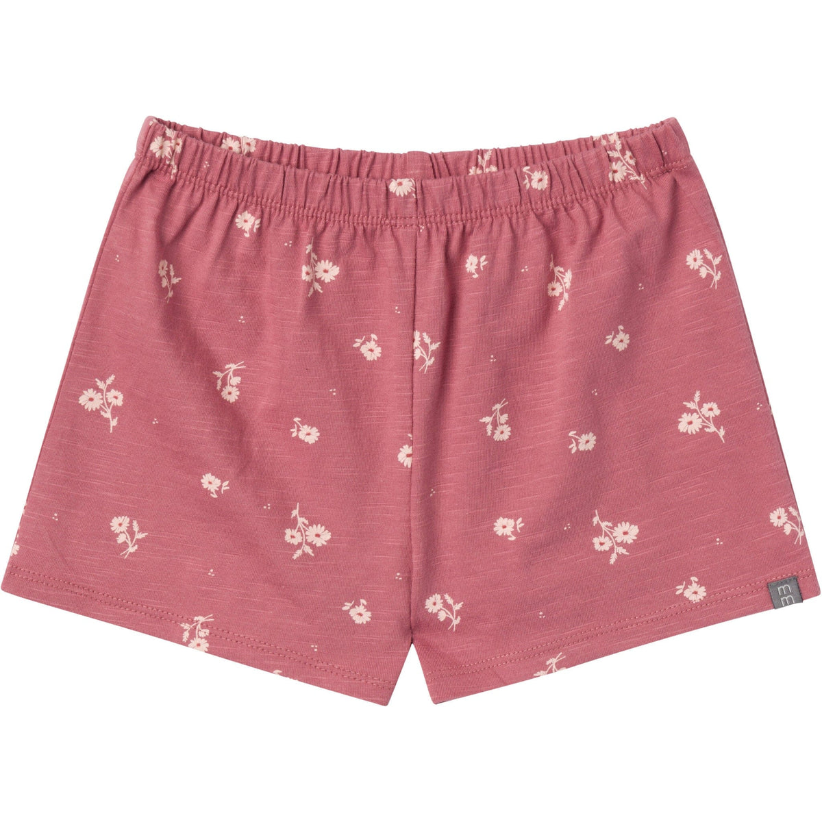 2-Piece Infant & Toddler Girls Medium Rose Bouquet Ruffle Top and Shorts Set
