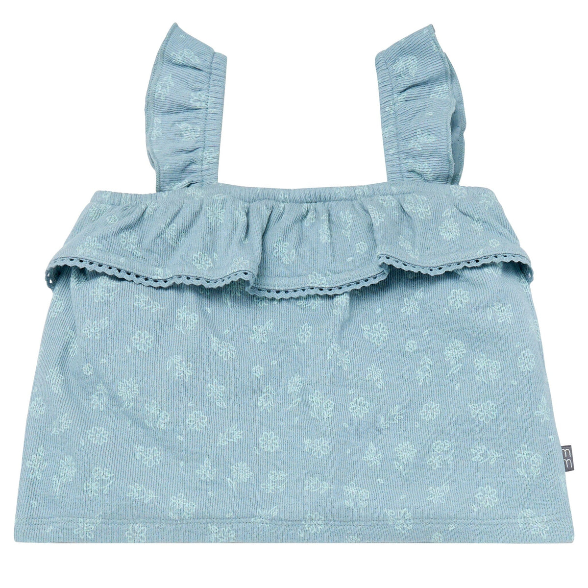 2-Piece Infant & Toddler Girls Medium Teal Floral Top and Shorts Set outfits Modern Moments™ by Gerber® 