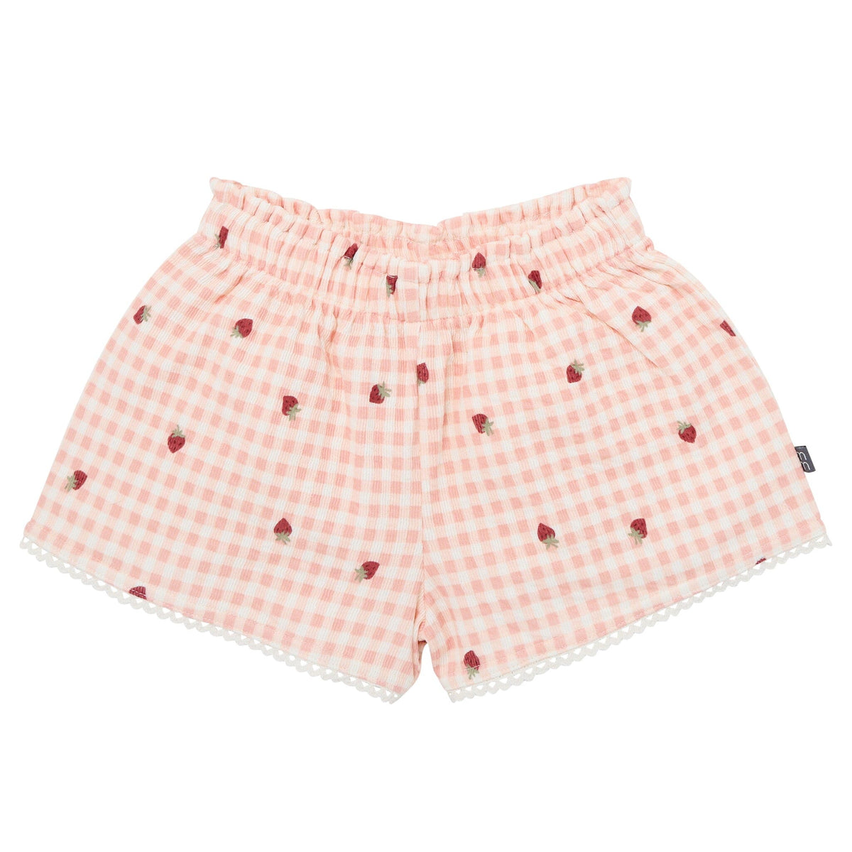 2-Piece Infant & Toddler Girls Rose Strawberry Gingham Top and Shorts Set outfits Modern Moments™ by Gerber® 
