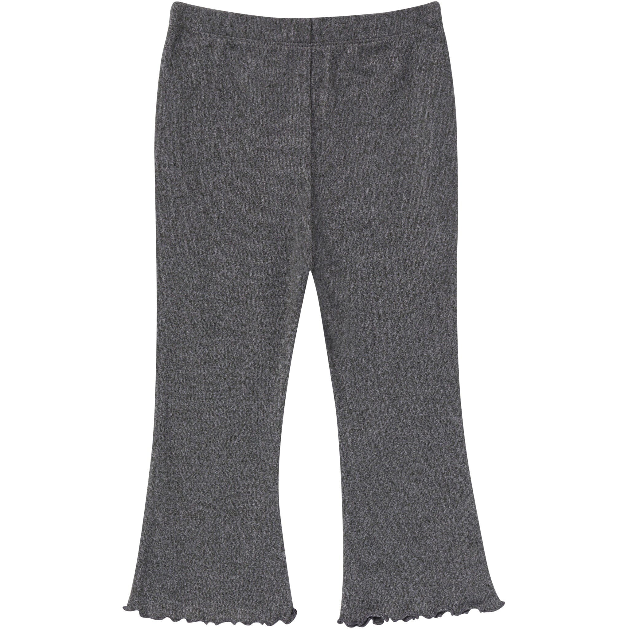 2-Piece Infant & Kids Girls Dark Gray Ruffle Collar Top and Flare Pant Set Outfits & Sets Gerber® 