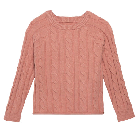 2-Piece Toddler Girls Peach Viscose Sweater Set