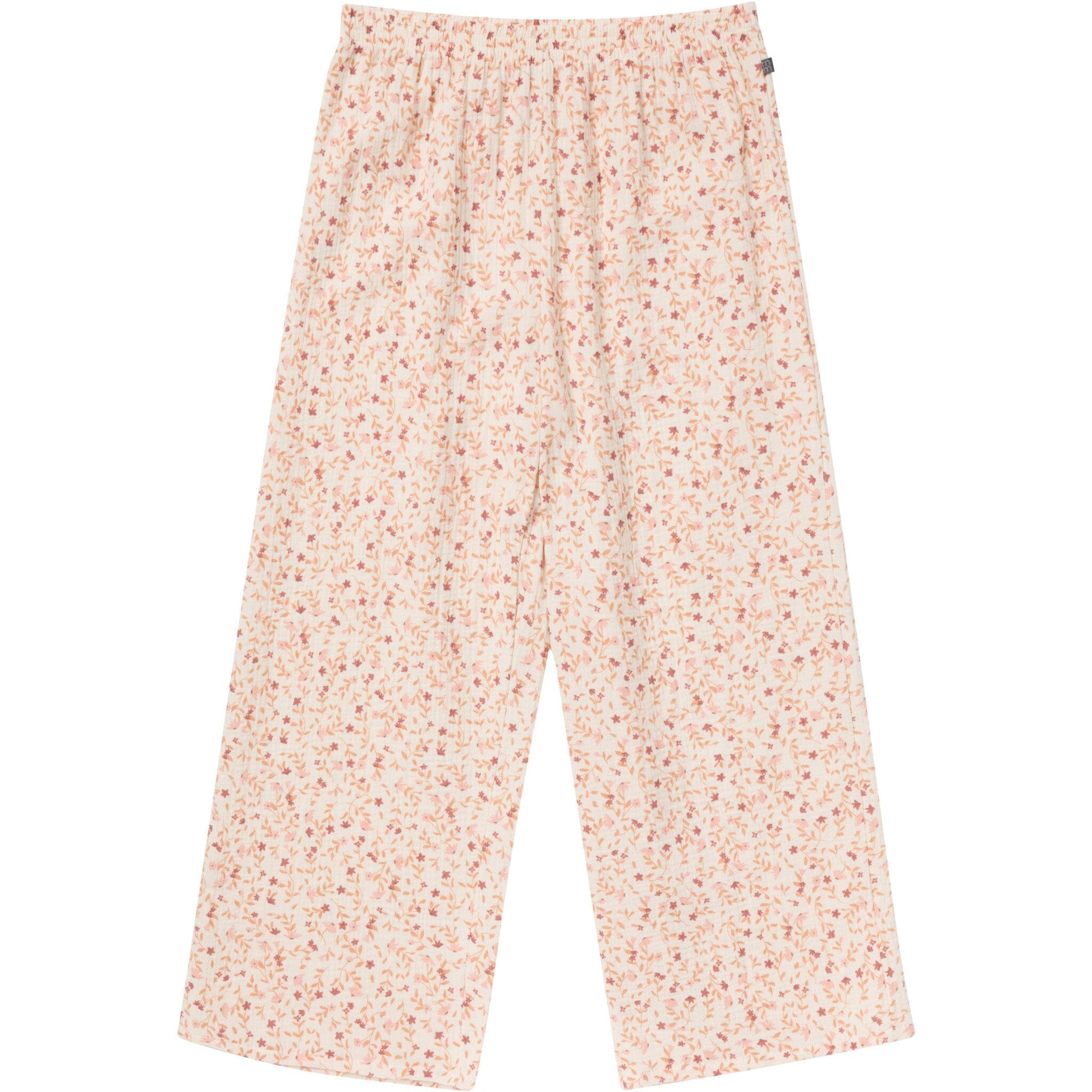 2-Piece Baby Girls Beige Vine Floral Women'S Cropped Pants Set outfits Modern Moments™ by Gerber® 