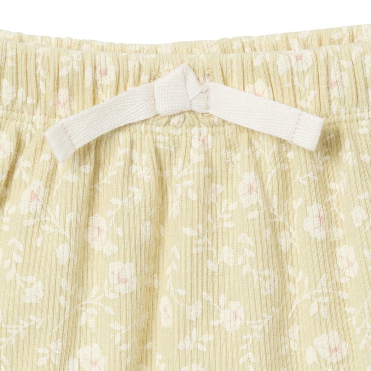 4-Pack Baby Girls Dusty Yellow Floral/Light Rose Short Sleeve Bodysuit and Shorts Set