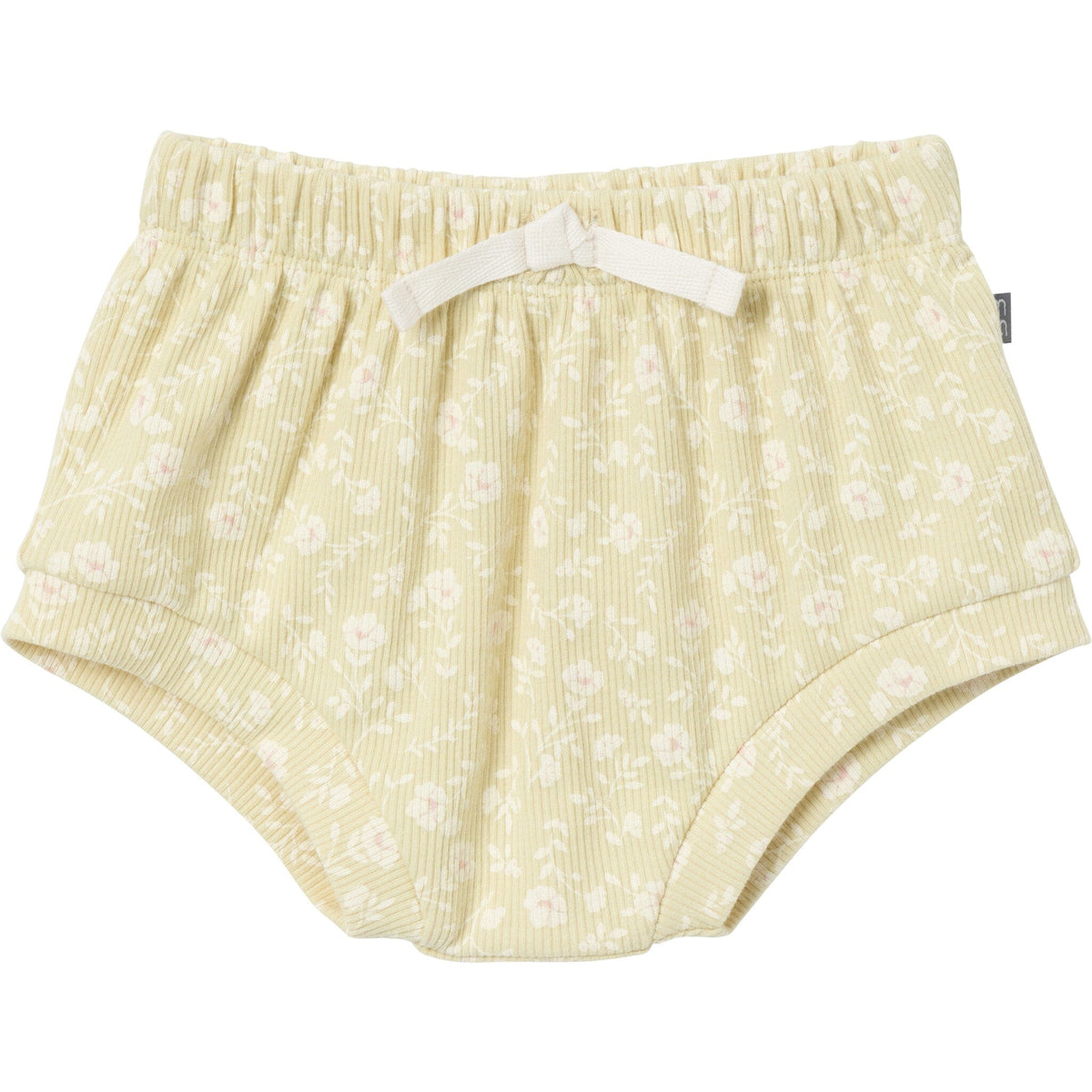 4-Pack Baby Girls Dusty Yellow Floral/Light Rose Short Sleeve Bodysuit and Shorts Set