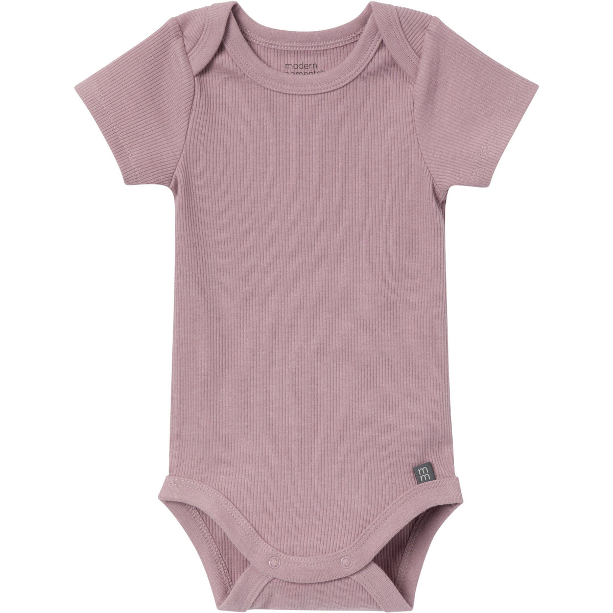 4-Pack Baby Girls Ivory Garden/Medium Lilac Short Sleeve Bodysuit and Shorts Set