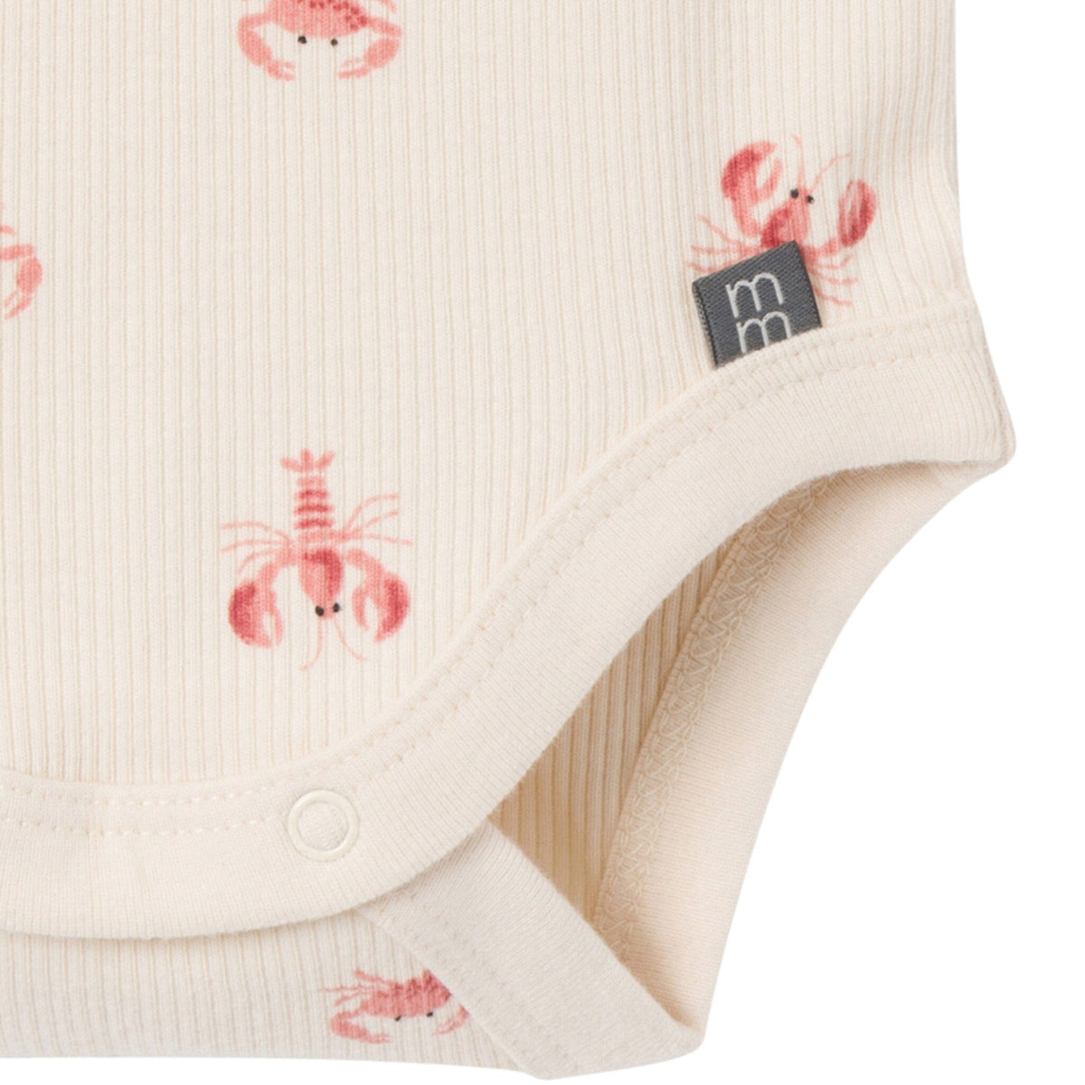 4-Pack Baby Neutral Beige Lobster/Medium Rose Short Sleeve Bodysuit and Shorts Set