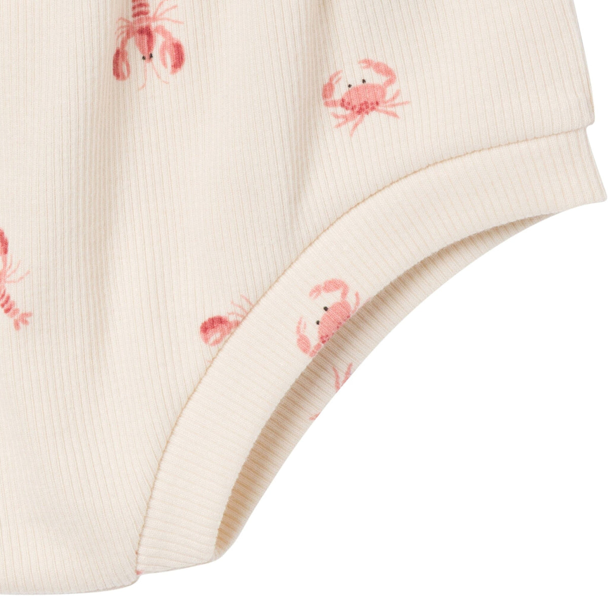 4-Pack Baby Neutral Beige Lobster/Medium Rose Short Sleeve Bodysuit and Shorts Set