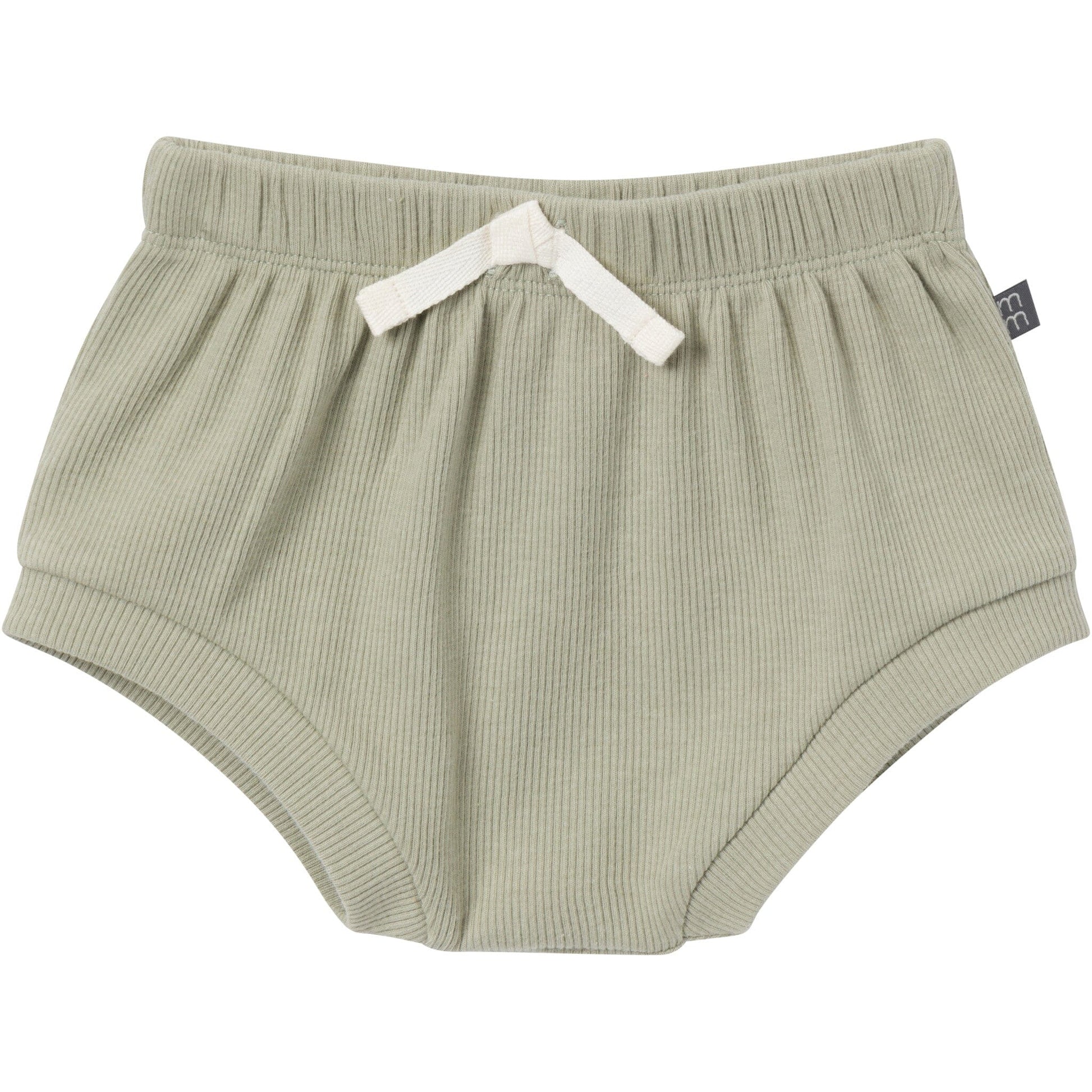 4-Pack Baby Neutral Ivory Mini Island/Medium Green Short Sleeve Bodysuit and Shorts Set