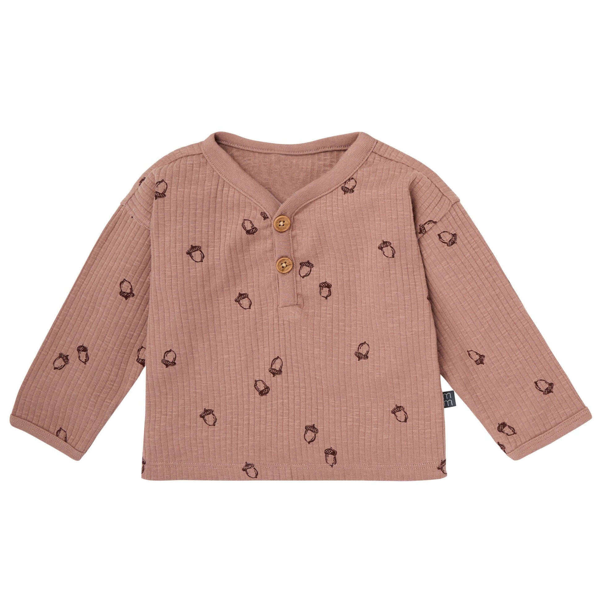 4-Piece Baby Boys Brown and Gray Henley Top With Pants Outfits & Sets Gerber® 