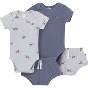 4-Piece Baby Boys Dachshund Surf Bodysuit and Shorties outfits modern moments™ by Gerber® 