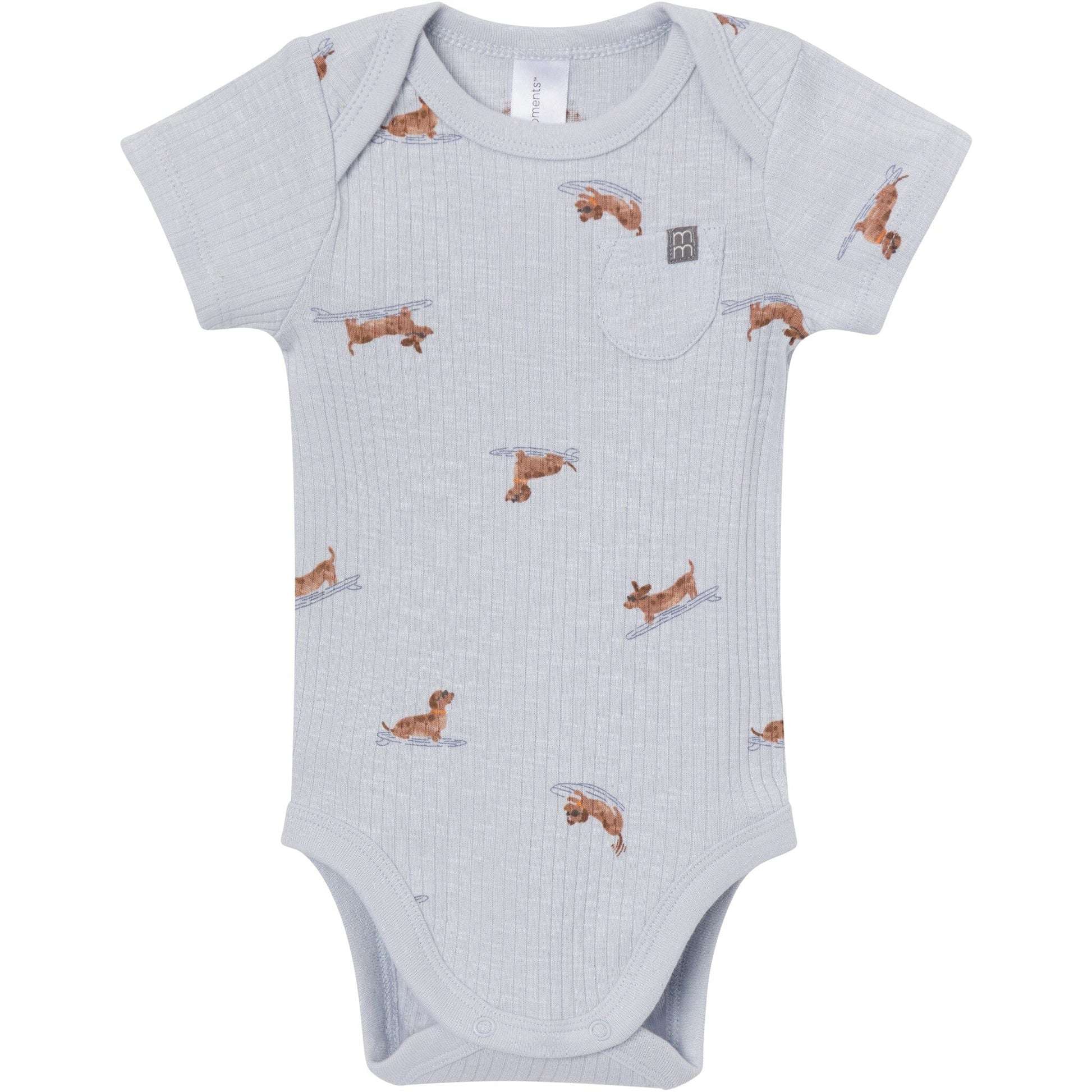 4-Piece Baby Boys Dachshund Surf Bodysuit and Shorties outfits modern moments™ by Gerber® 