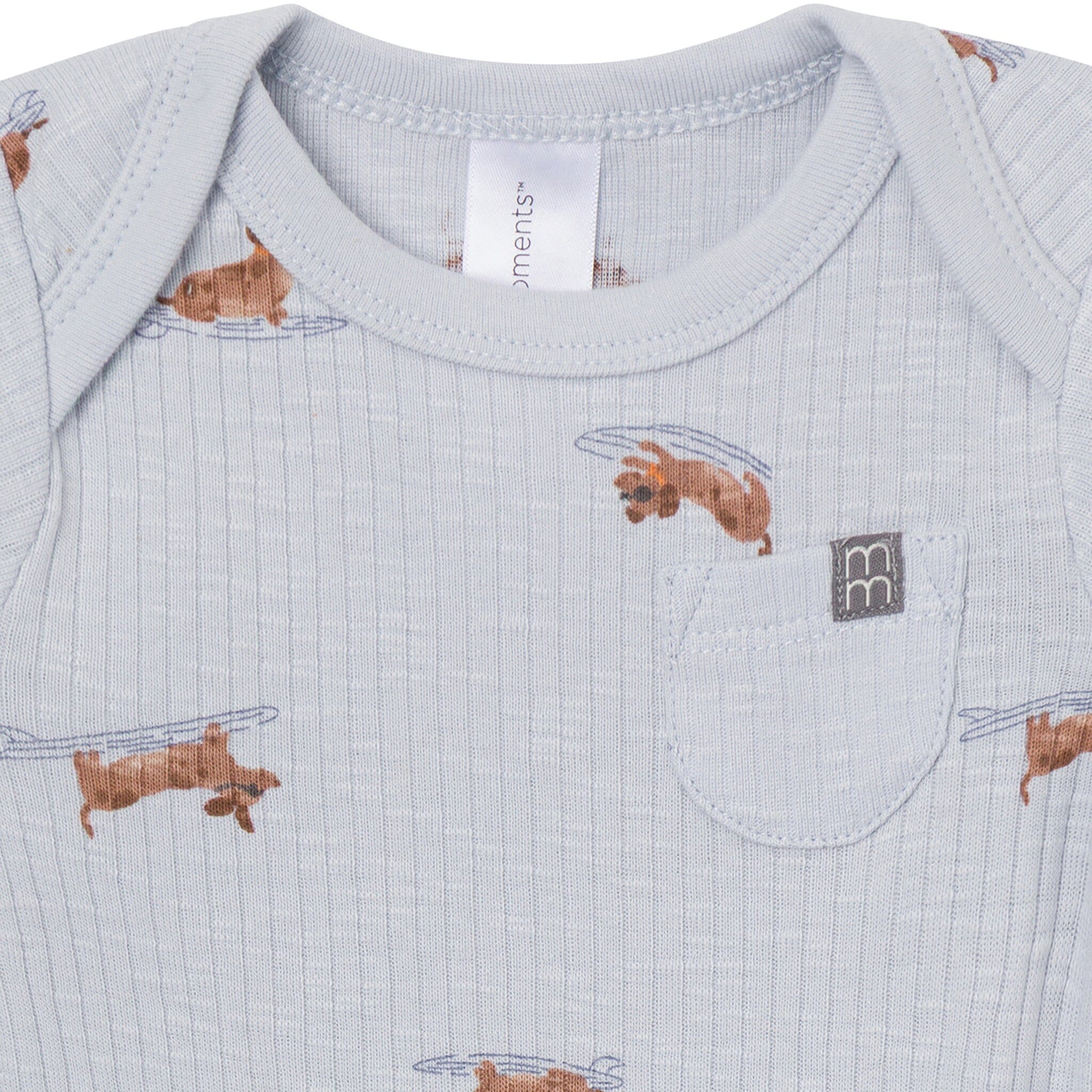 4-Piece Baby Boys Dachshund Surf Bodysuit and Shorties outfits modern moments™ by Gerber® 