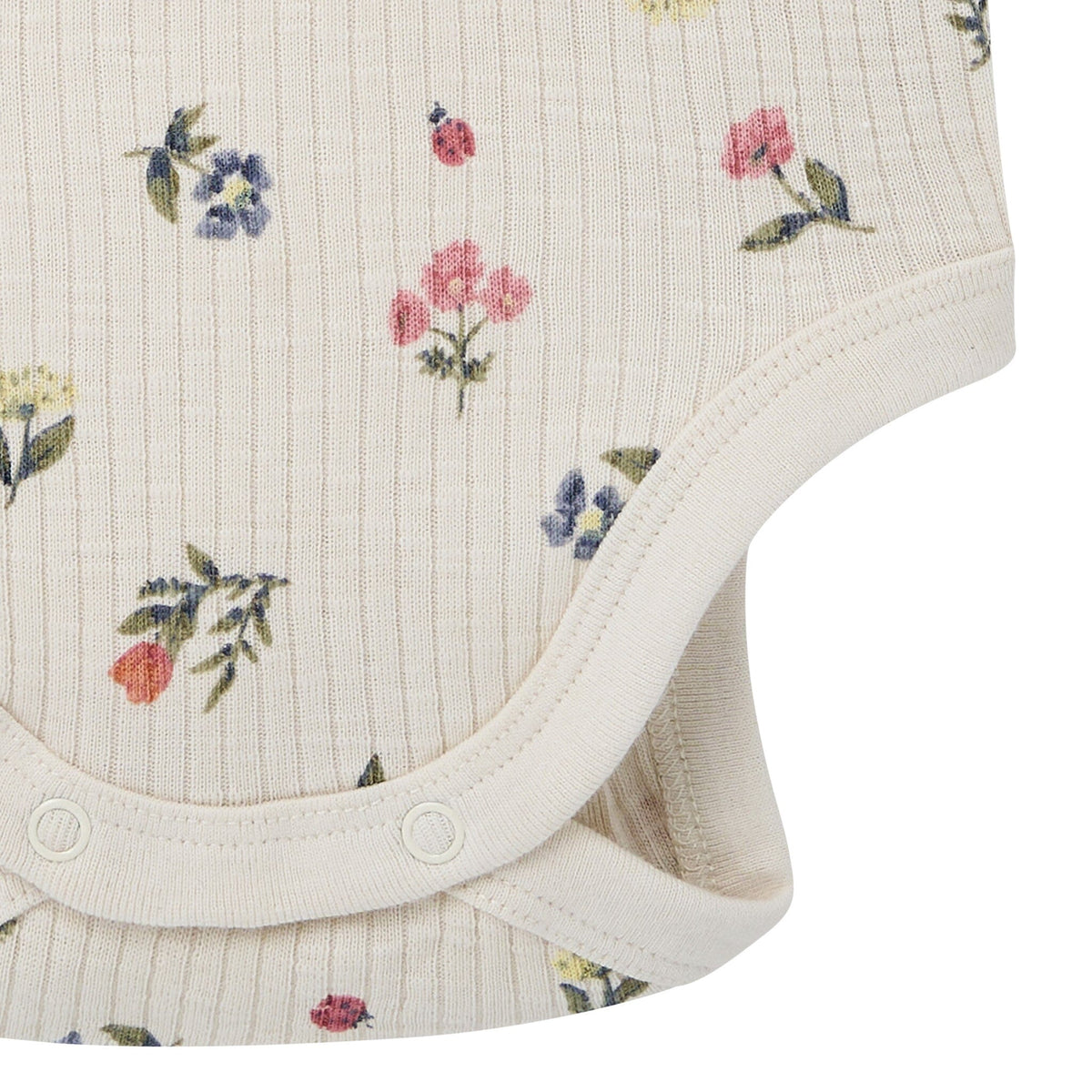 4-Piece Baby Girls Beige Garden Bodysuit and Shorties outfits modern moments™ by Gerber® 