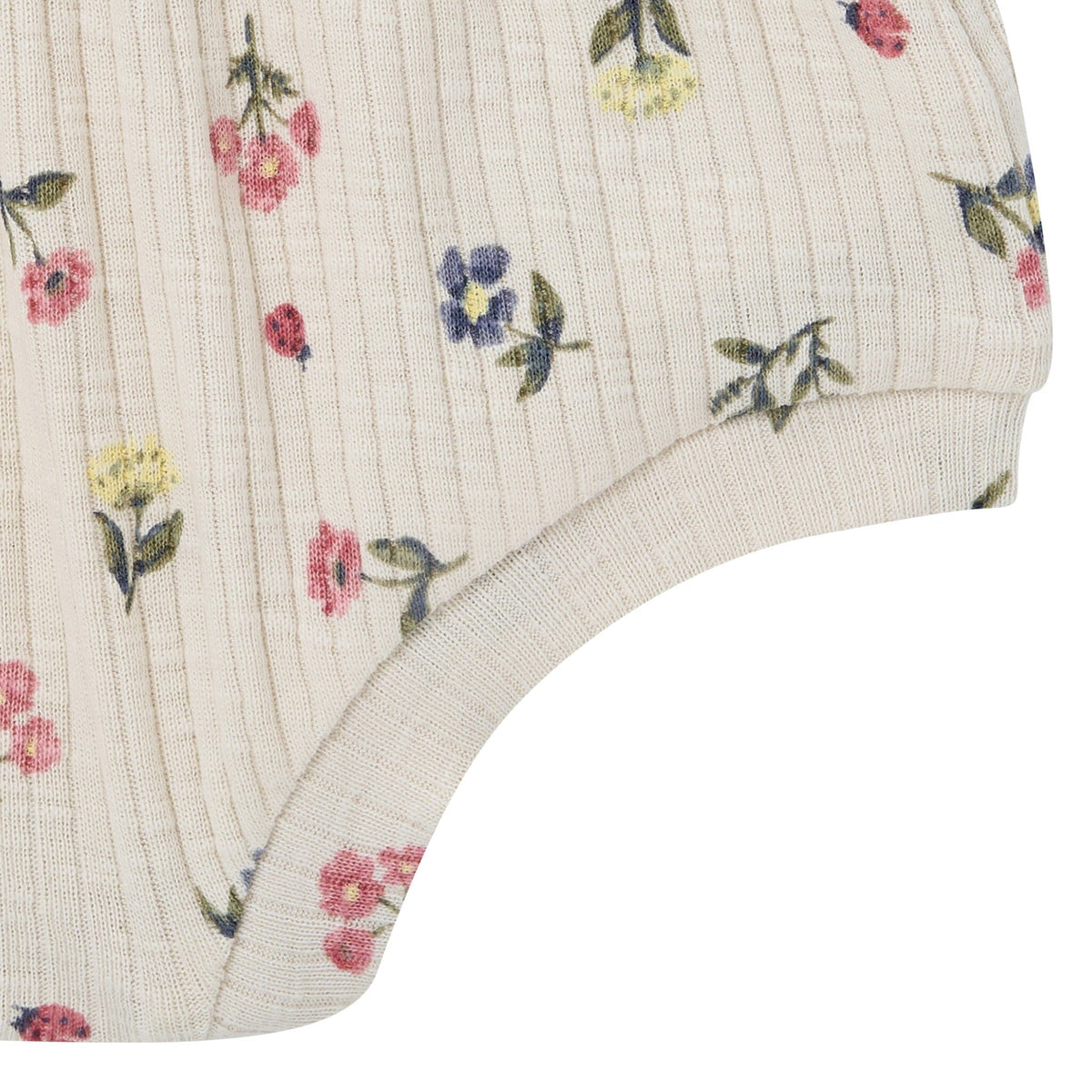 4-Piece Baby Girls Beige Garden Bodysuit and Shorties outfits modern moments™ by Gerber® 