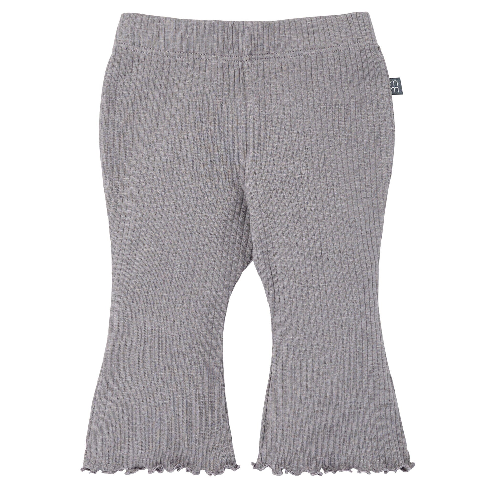 4-Piece Baby Girls Gray Henley Ruffle Top With Pants Outfits & Sets Gerber® 