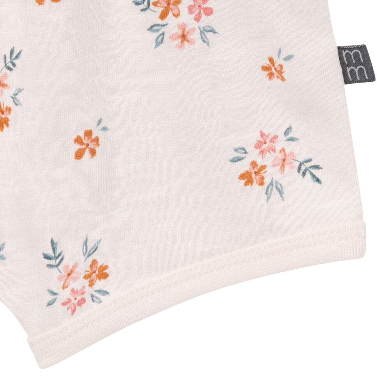 4-Piece Baby Girls Light Rose Flower Bunches/Rose Sleeveless Peplum Tops and Shorts Set outfits Modern Moments™ by Gerber® 