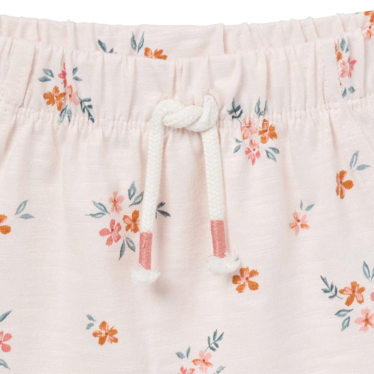 4-Piece Baby Girls Light Rose Flower Bunches/Rose Sleeveless Peplum Tops and Shorts Set outfits Modern Moments™ by Gerber® 
