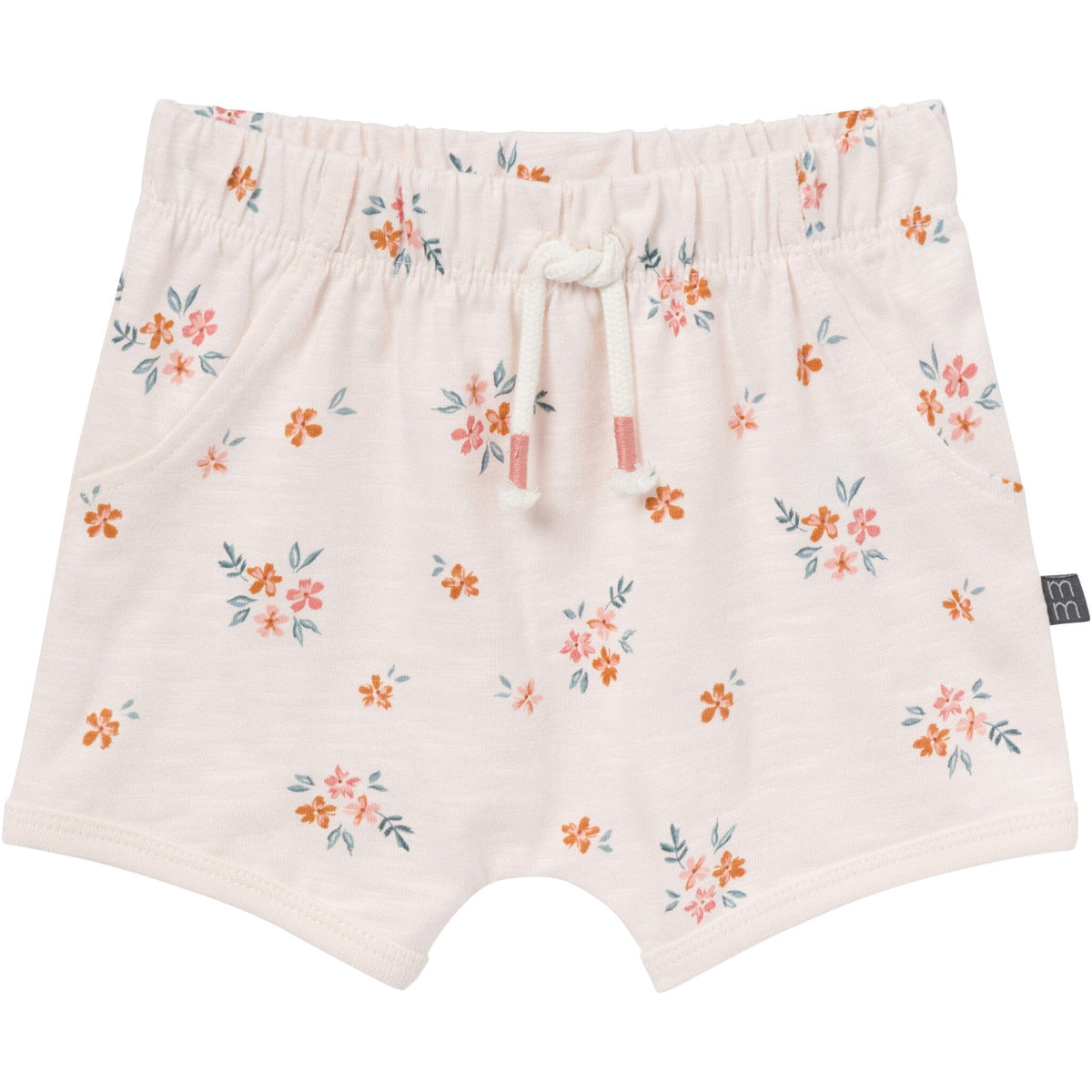 4-Piece Baby Girls Light Rose Flower Bunches/Rose Sleeveless Peplum Tops and Shorts Set outfits Modern Moments™ by Gerber® 