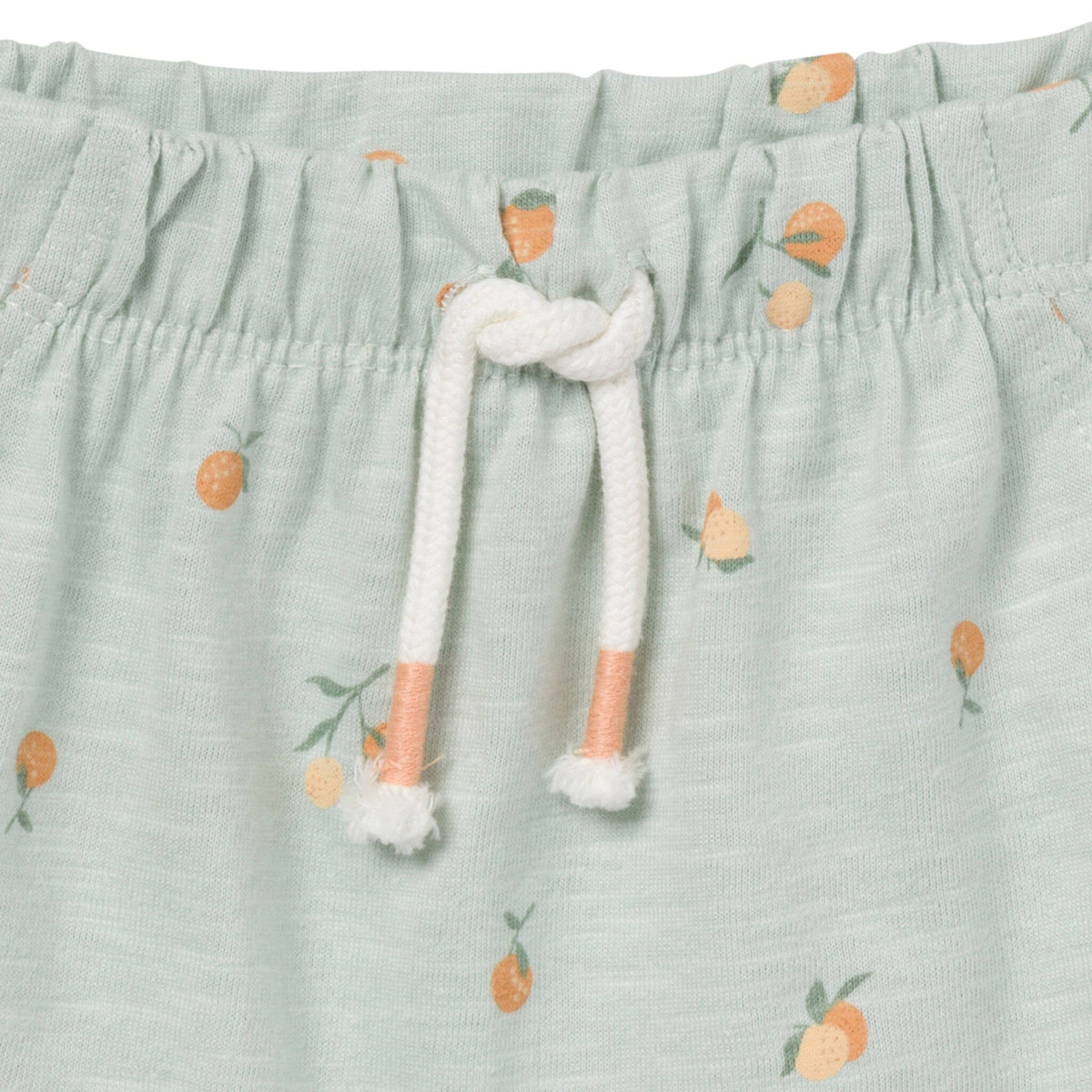 4-Piece Baby Girls Light Sky Oranges/Tan Sleeveless Peplum Tops and Shorts Set outfits Modern Moments™ by Gerber® 