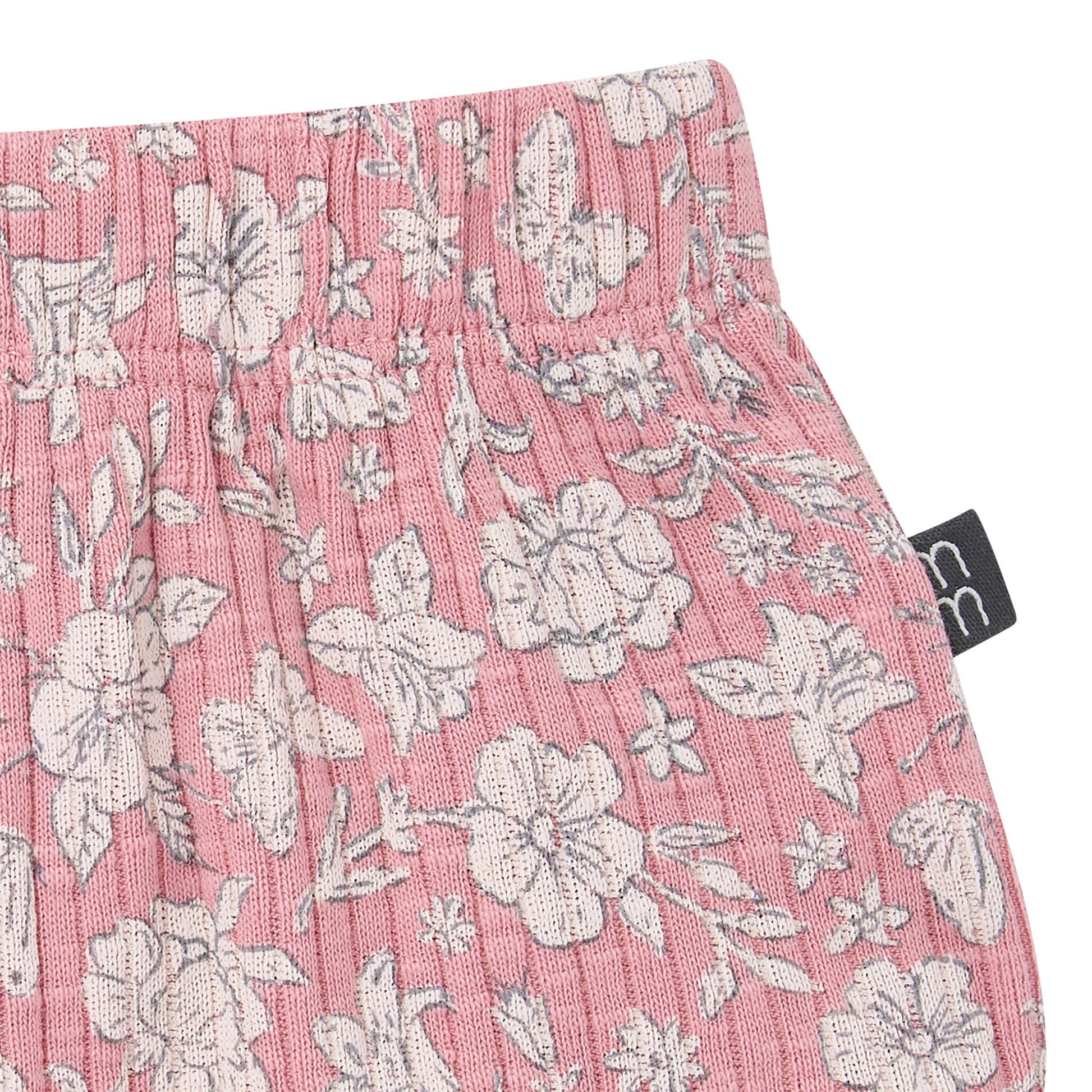 4-Piece Baby Girls Pink Flower Bodysuit and Shorties outfits modern moments™ by Gerber® 