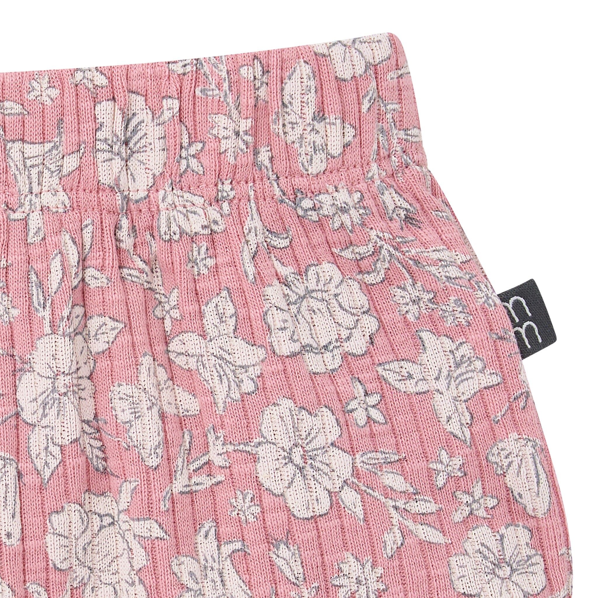 4-Piece Baby Girls Pink Flower Bodysuit and Shorties outfits modern moments™ by Gerber® 
