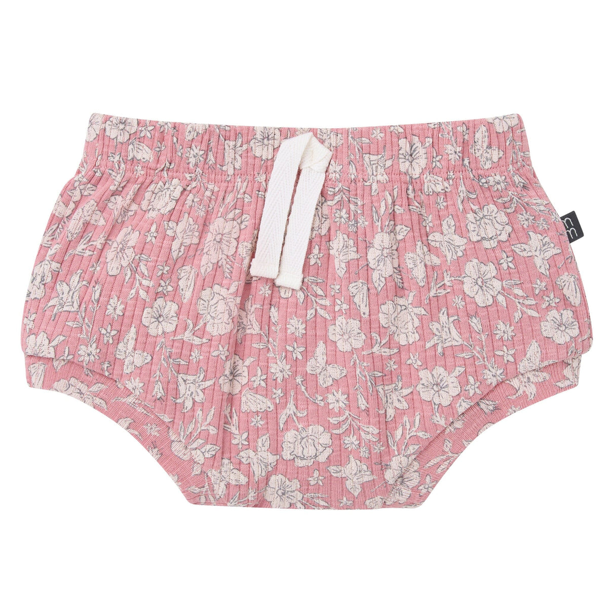 4-Piece Baby Girls Pink Flower Bodysuit and Shorties outfits modern moments™ by Gerber® 