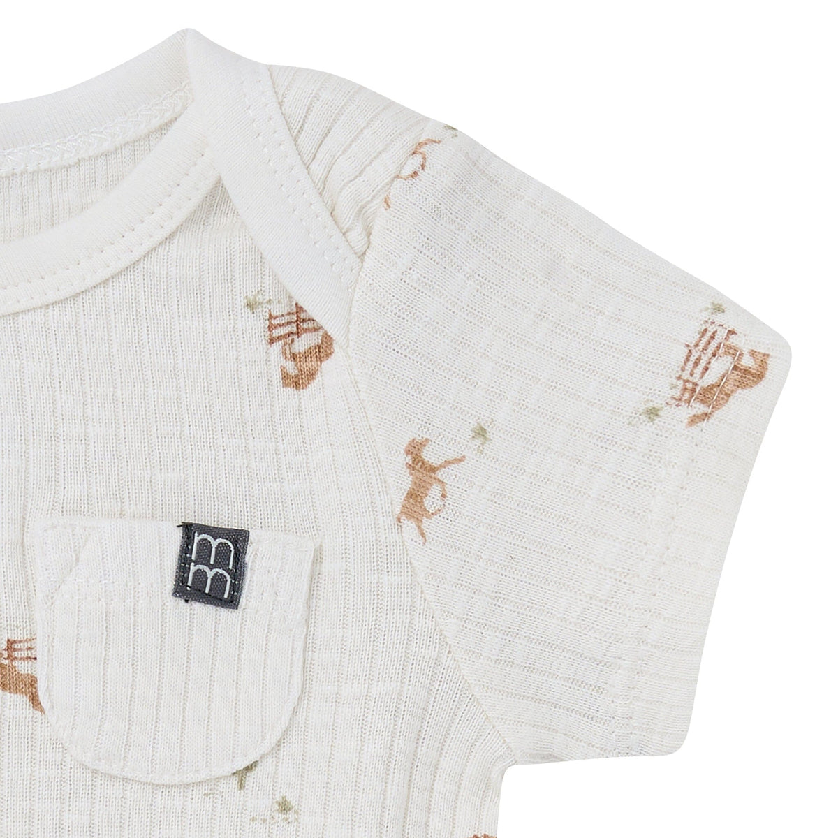 4-Piece Baby Neutral Horse Barn Bodysuit and Shorties outfits modern moments™ by Gerber® 