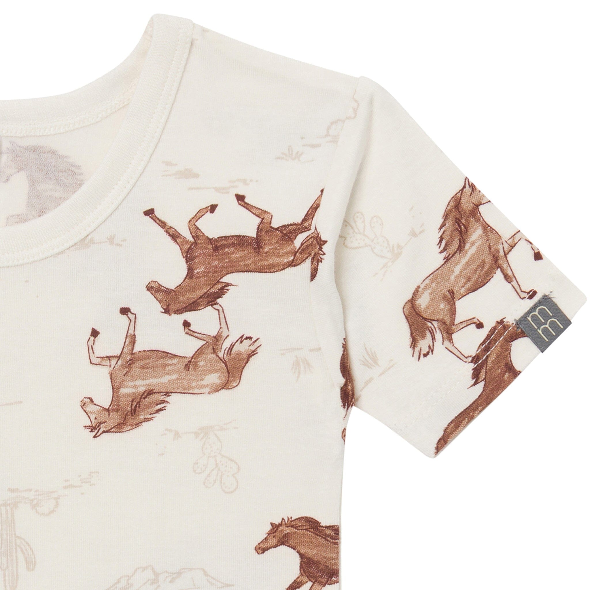 4-Piece Baby Boys Wild Horses Viscose Snug Fitting Pajama sleepwear modern moments™ by Gerber® 