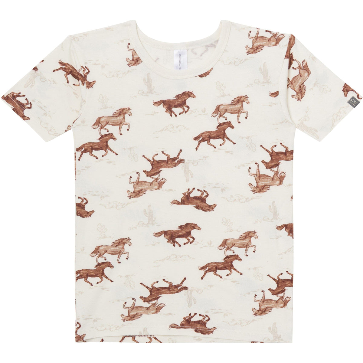 4-Piece Baby Boys Wild Horses Viscose Snug Fitting Pajama sleepwear modern moments™ by Gerber® 