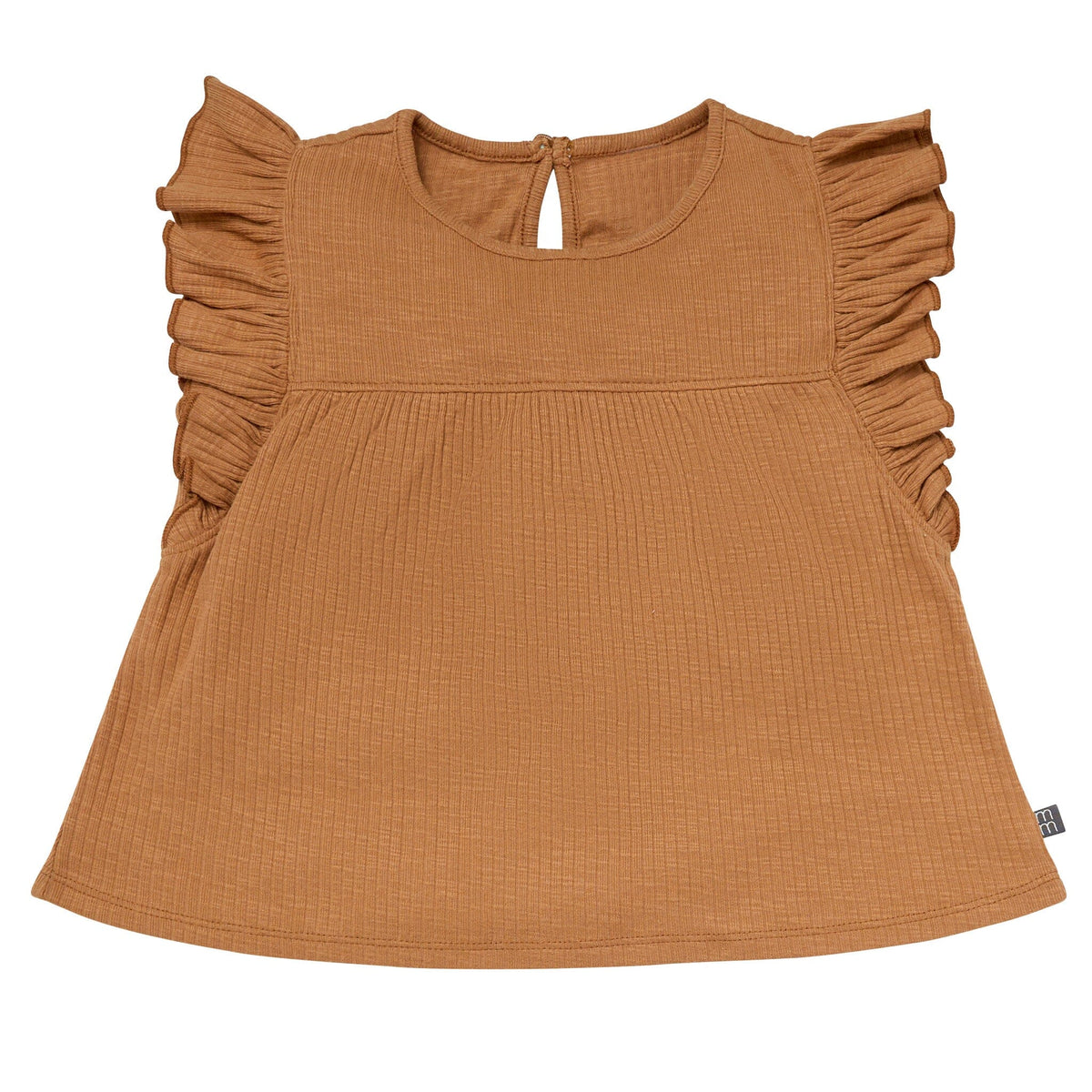 4-Piece Infant & Toddler Girls Beige Flowers Flutter Sleeve Top and Shorts Set outfits Modern Moments™ by Gerber® 