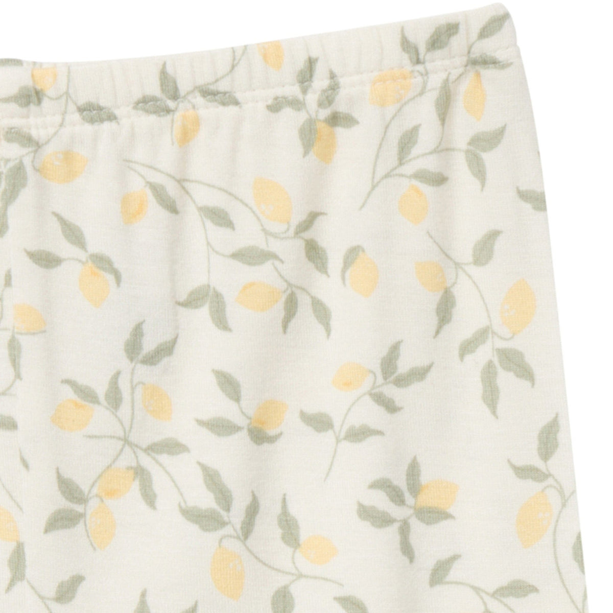 4-Piece Infant & Toddler Girls Ivory Lemon Vine Tight Fitting Pajamas Set sleepwear Modern Moments™ by Gerber® 