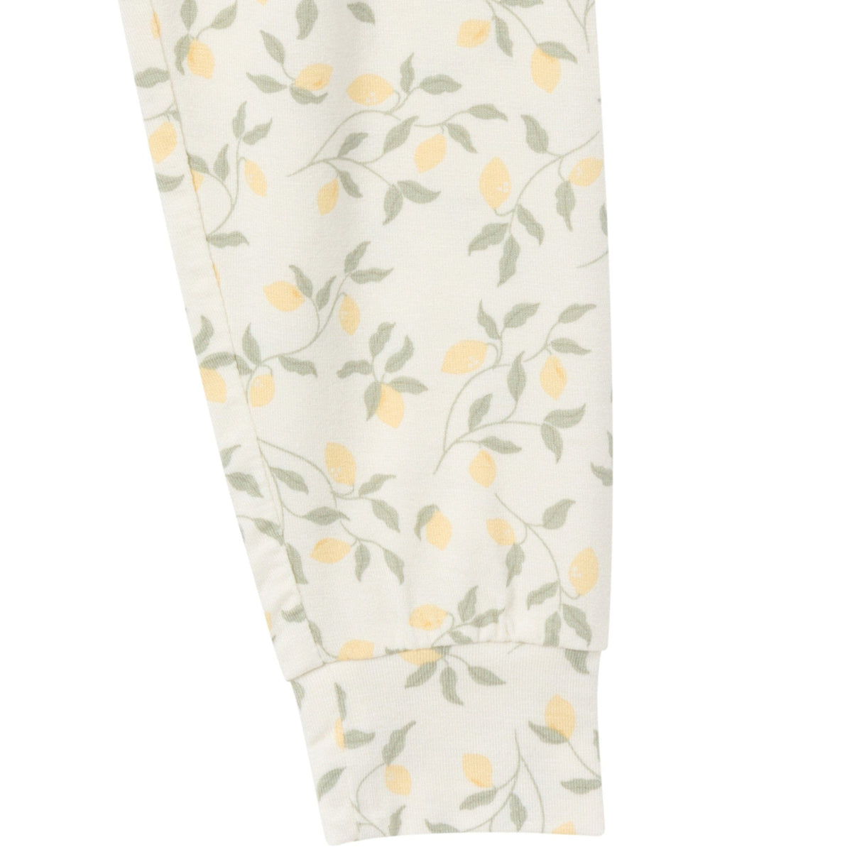 4-Piece Infant & Toddler Girls Ivory Lemon Vine Tight Fitting Pajamas Set sleepwear Modern Moments™ by Gerber® 