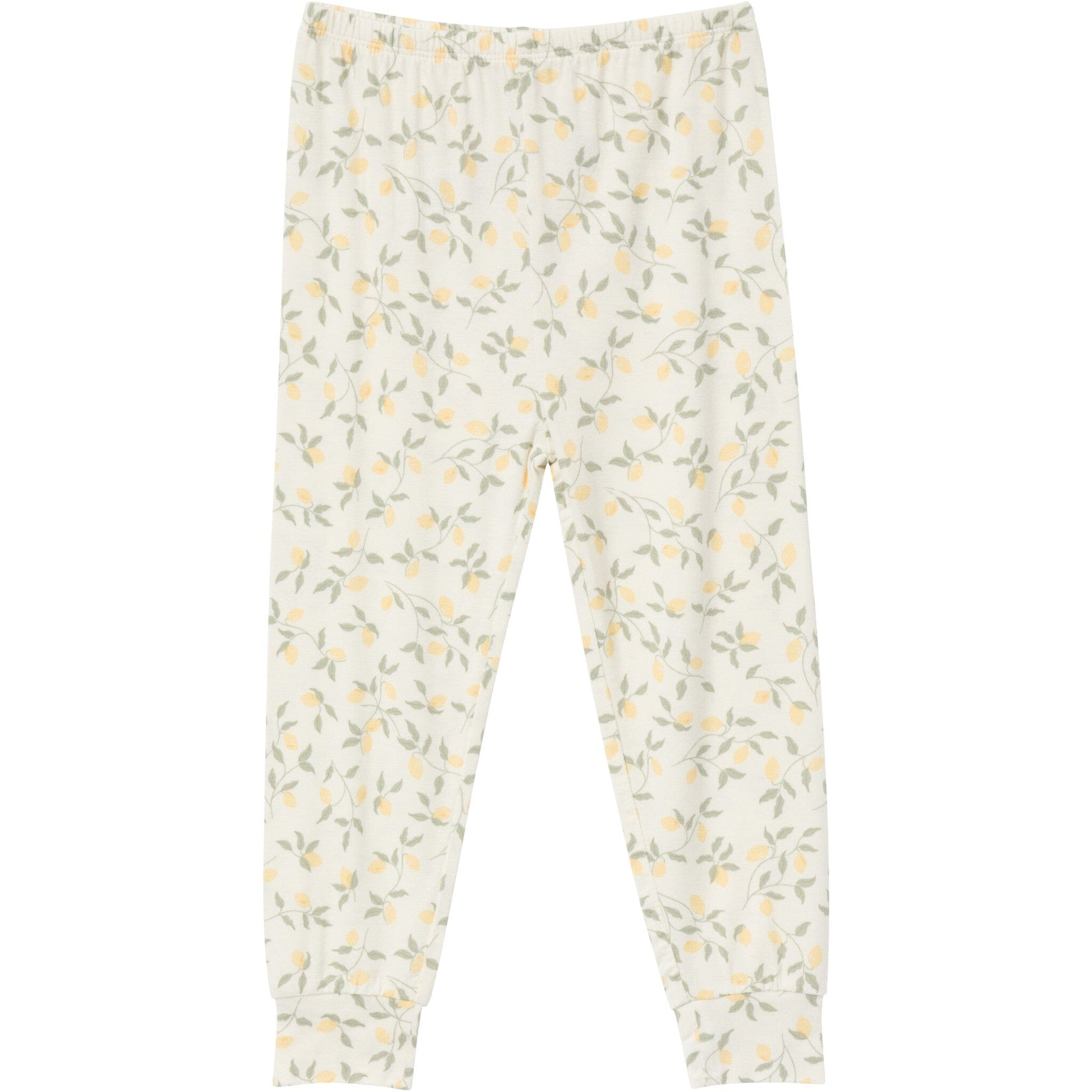 4-Piece Infant & Toddler Girls Ivory Lemon Vine Tight Fitting Pajamas Set sleepwear Modern Moments™ by Gerber® 