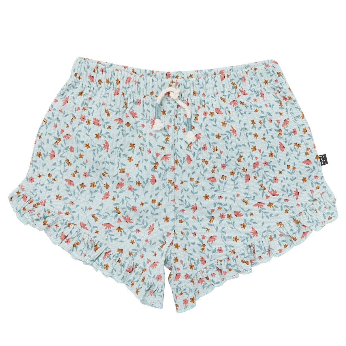 4-Piece Infant & Toddler Girls Light Sky Vine Floral Flutter Sleeve Top and Shorts Set outfits Modern Moments™ by Gerber® 