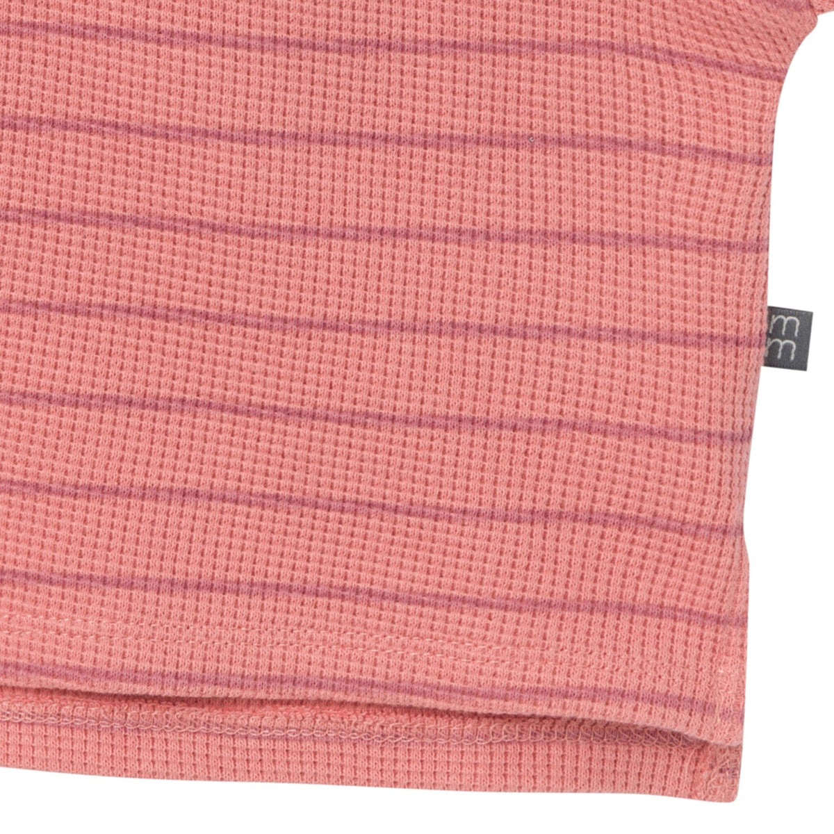 4-Piece Infant & Toddler Girls Medium Rose Stripe Drop Shoulder Top and Shorts Set outfits Modern Moments™ by Gerber® 