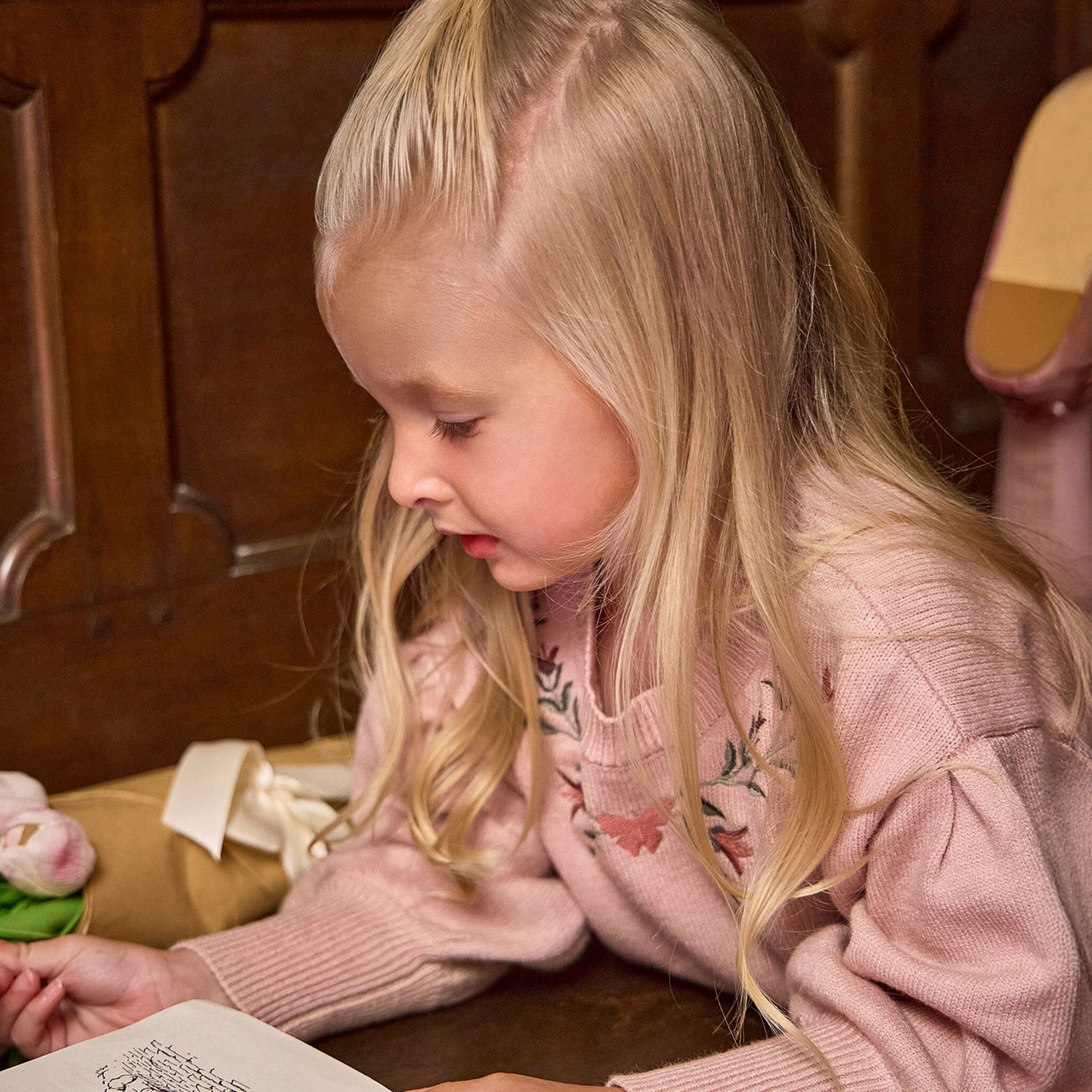 Infant & Toddler Girls Sepia Rose Wicked Sweater Outerwear modern moments™ x Wicked™ 