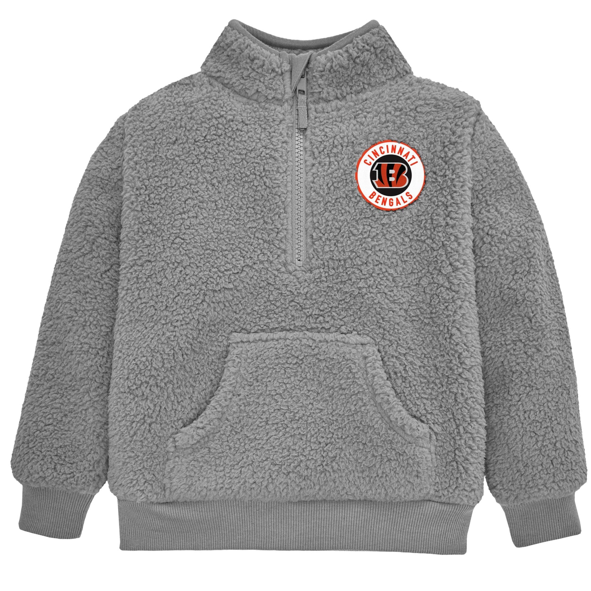 Infant & Toddler Boys Bengals 1/4 Zip Sherpa Top