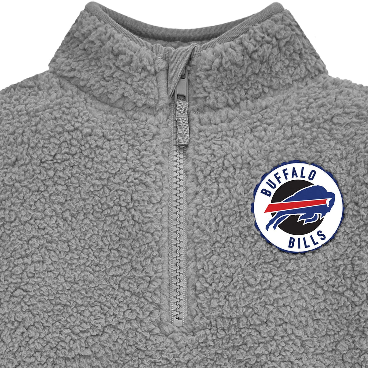 Infant & Toddler Boys Bills 1/4 Zip Sherpa Top