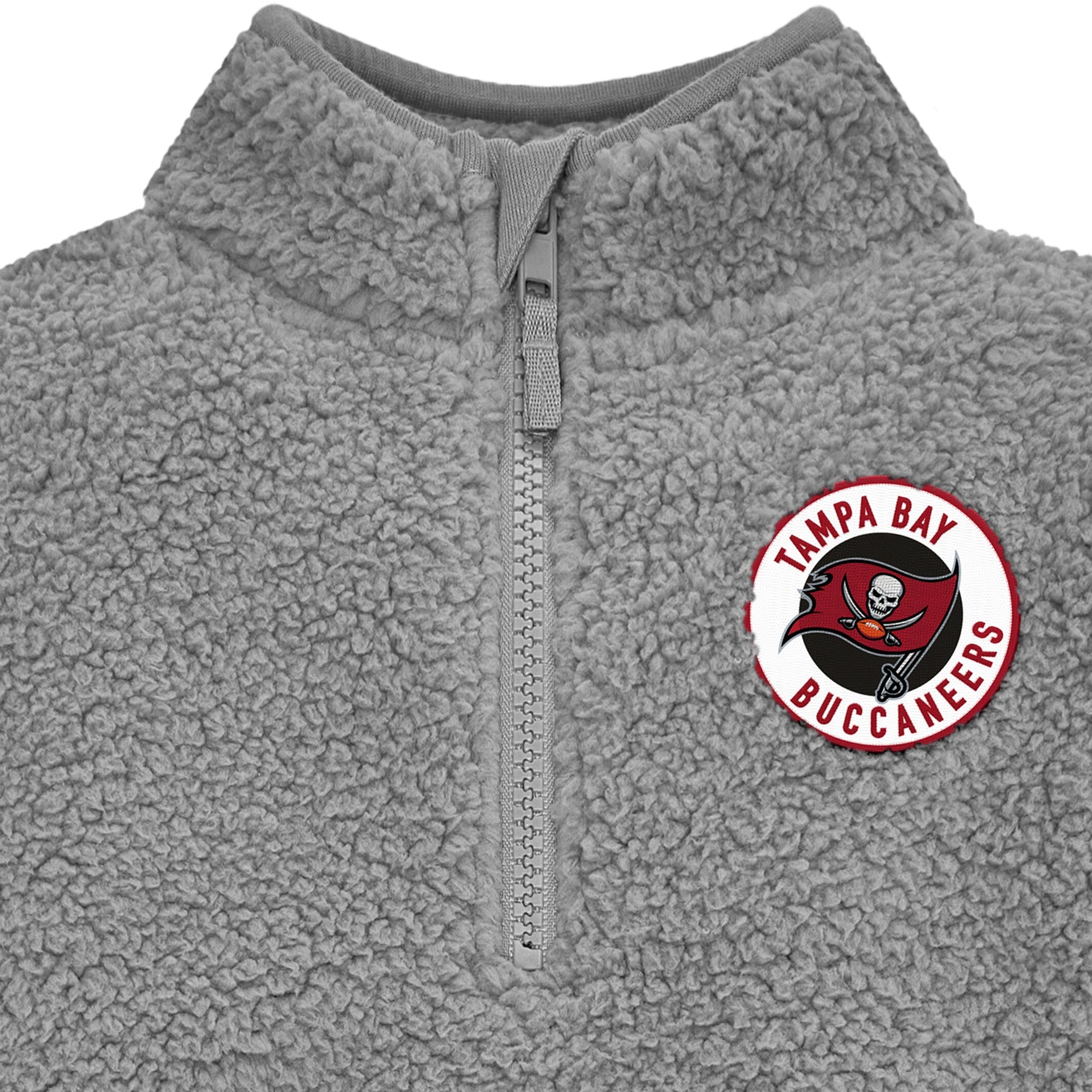 Infant & Toddler Boys Buccaneers 1/4 Zip Sherpa Top