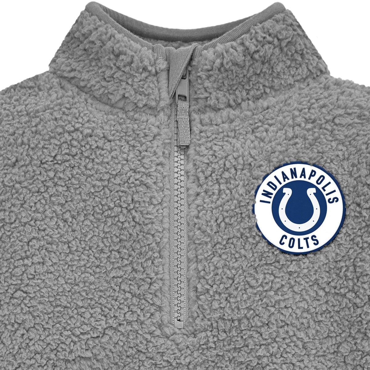 Infant & Toddler Boys Colts 1/4 Zip Sherpa Top