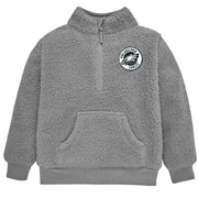 Infant & Toddler Boys Eagles 1/4 Zip Sherpa Top