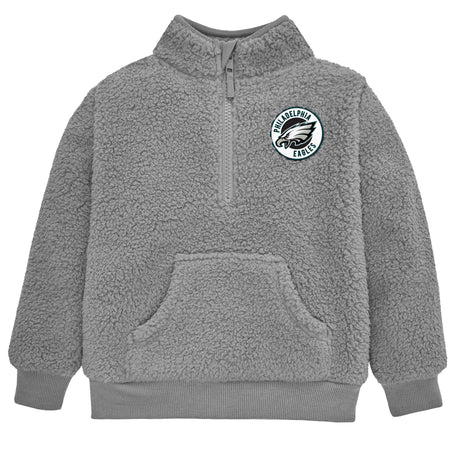 Baby & Toddler 1/4 Zip Sherpa Philadelphia Eagles Jacket