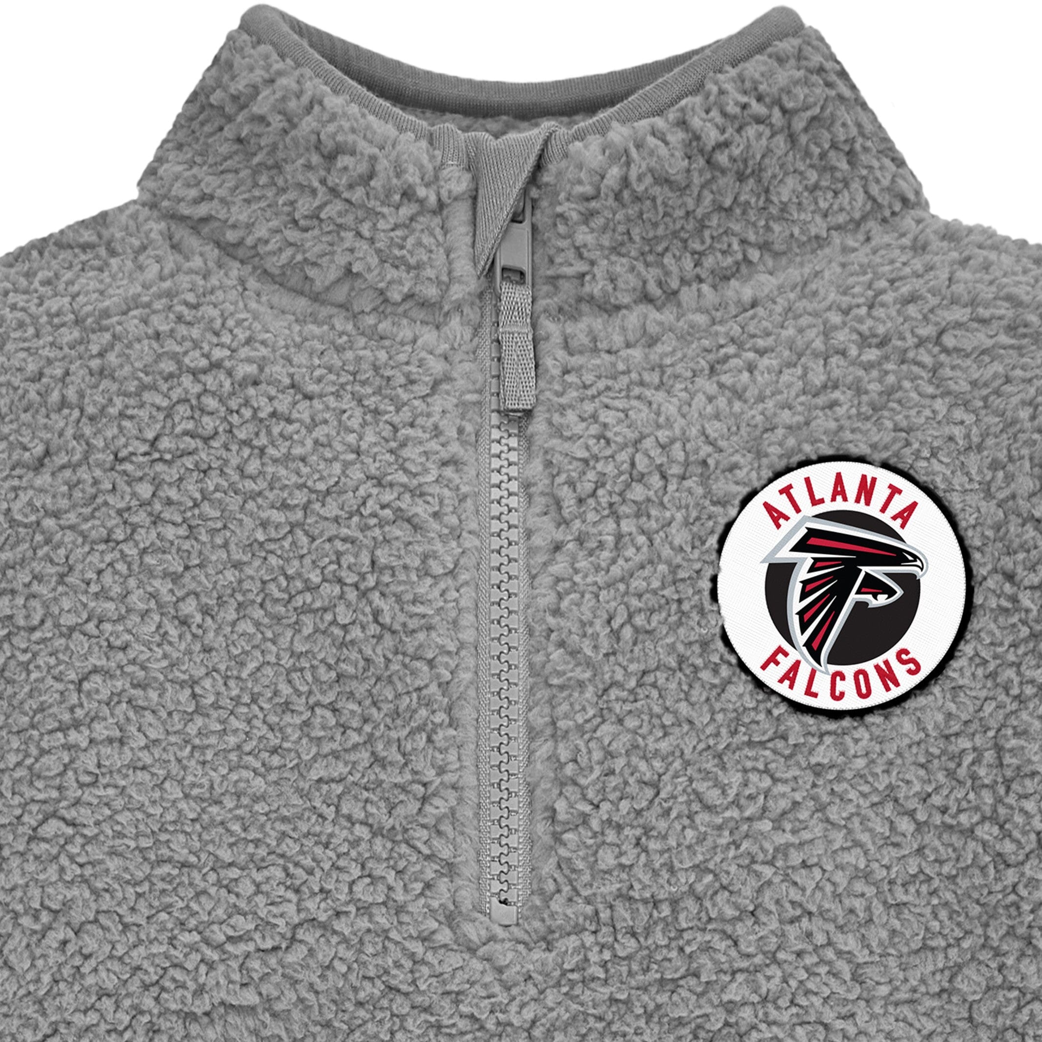 Infant & Toddler Boys Falcons 1/4 Zip Sherpa Top