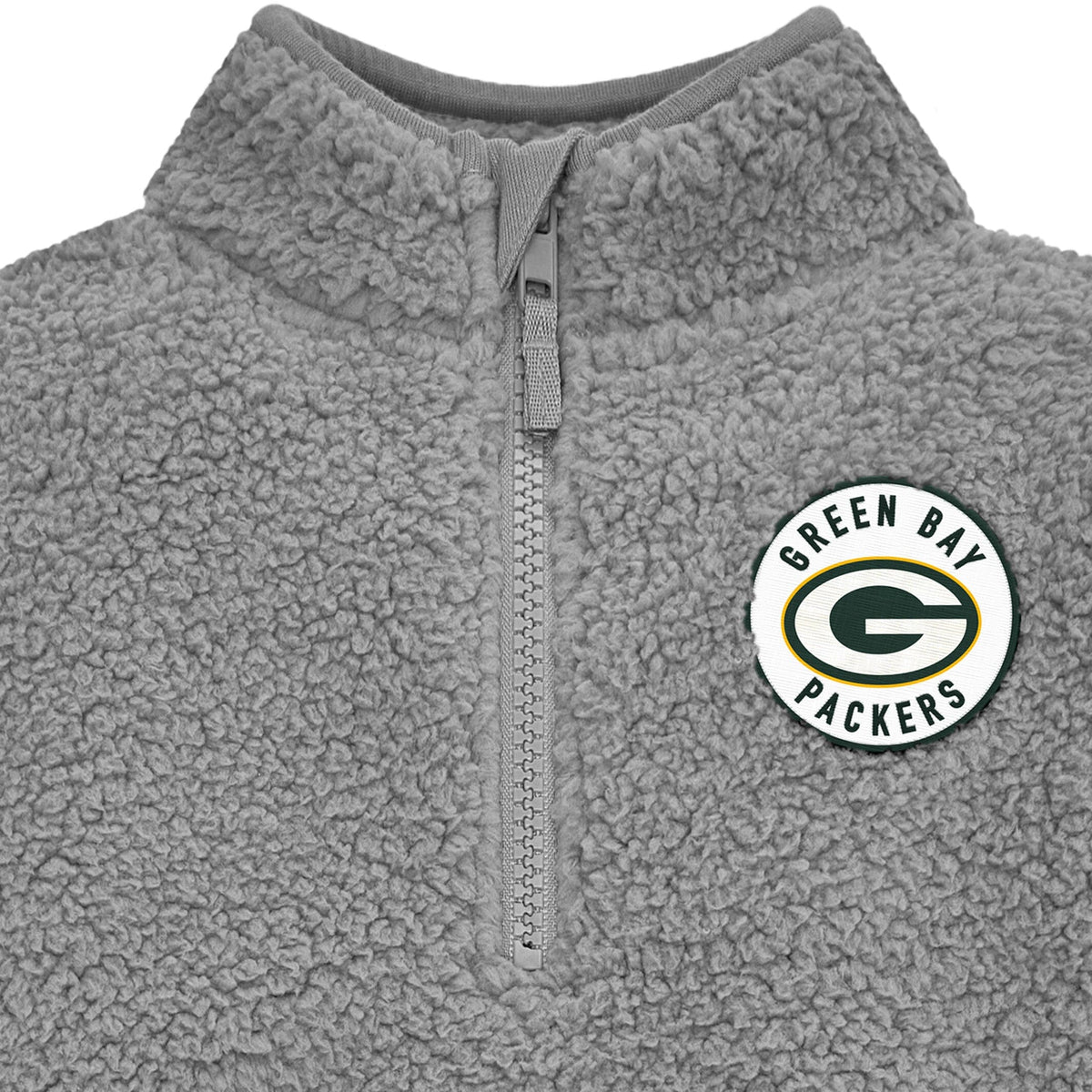 Infant & Toddler Boys Packers 1/4 Zip Sherpa Top